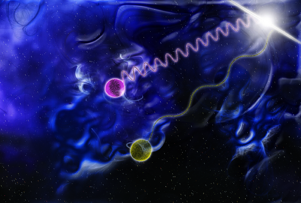quantum states interaction